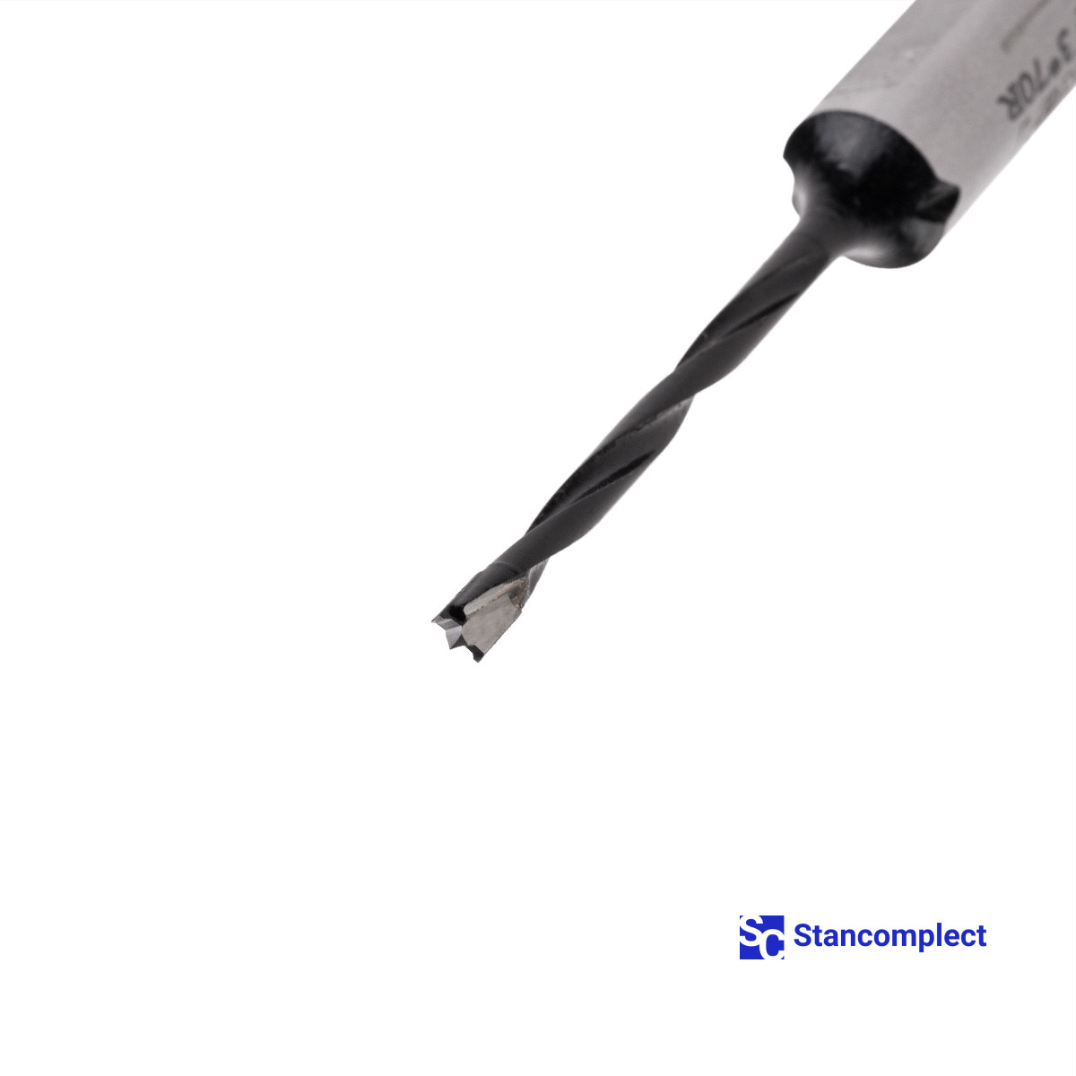 Blind hole drill bit KDT d-3 mm, L-70 mm right with brazed plate