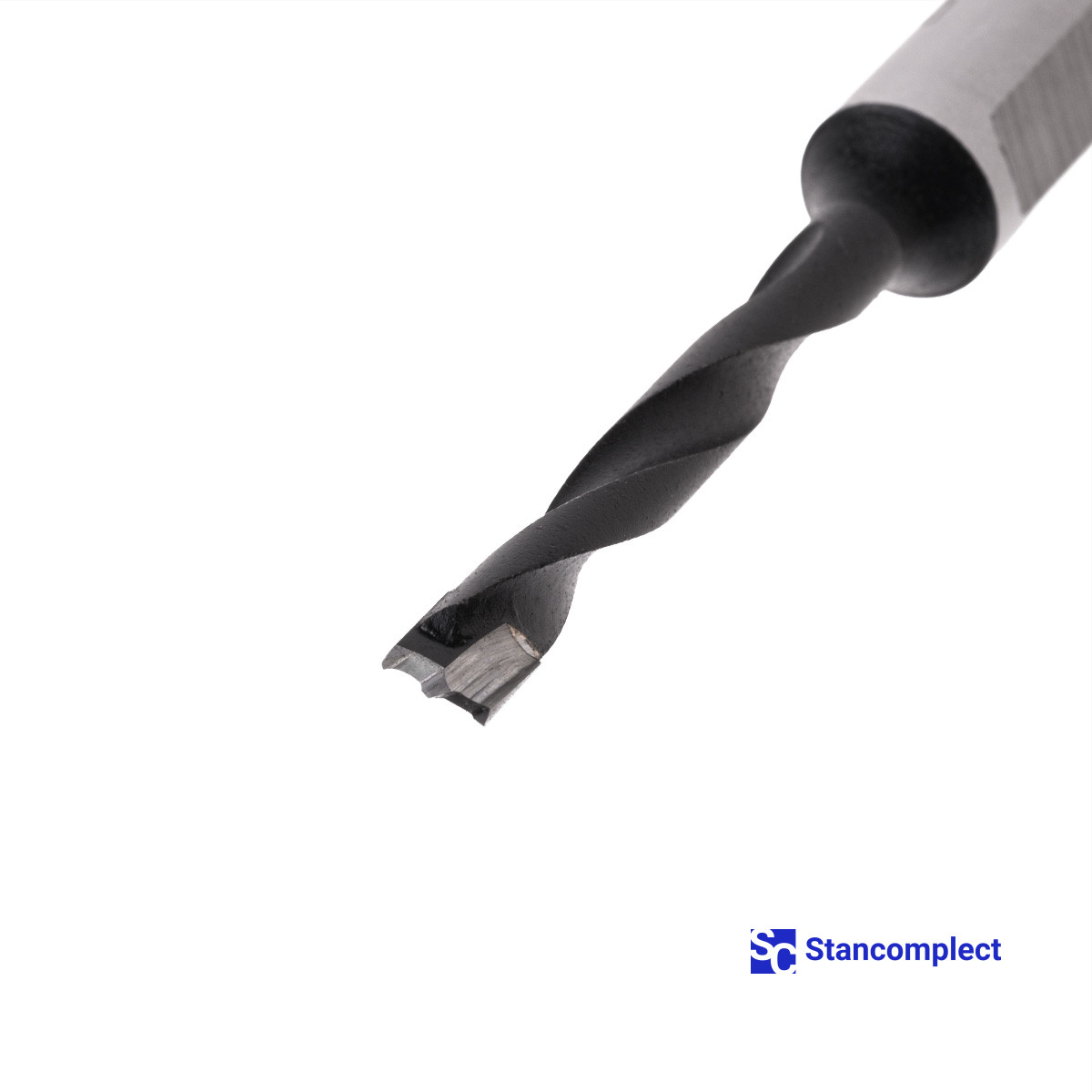 Blind hole drill bit KDT d-5 mm, L-70 mm right with brazed plate