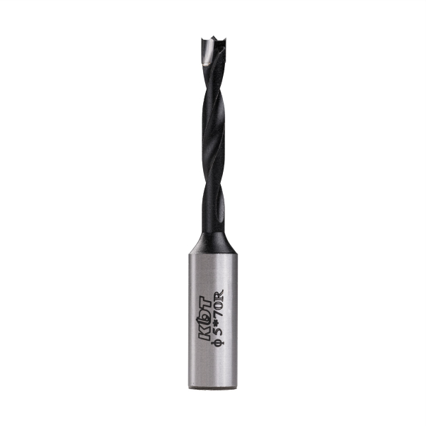 Blind hole drill bit KDT d-5 mm, L-70 mm right (110 series)