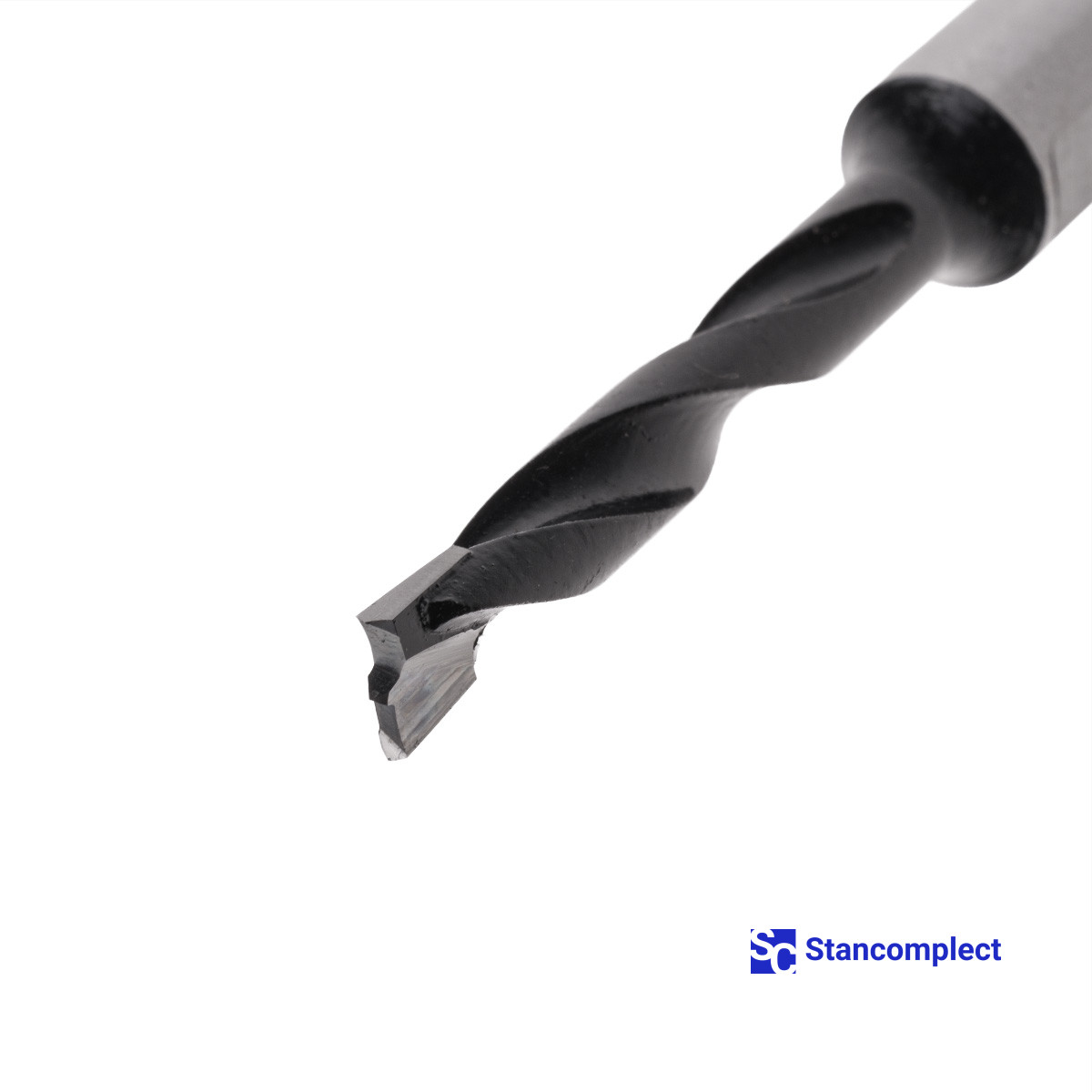 Blind hole drill bit KDT d-6 mm, L-70 mm right with brazed plate