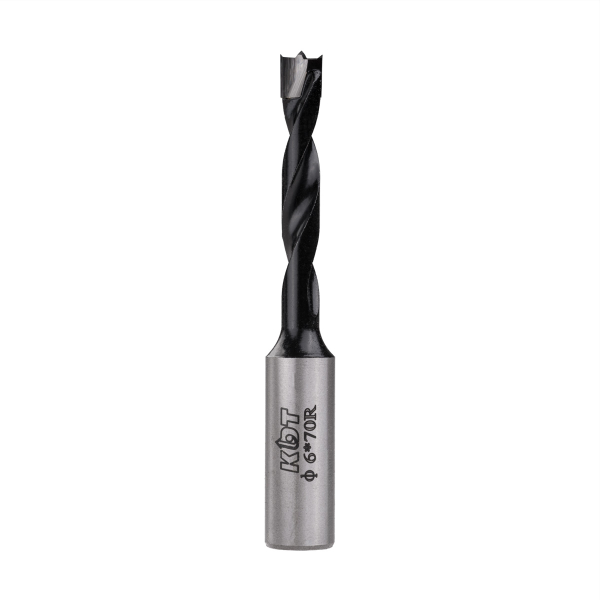 Blind hole drill bit KDT d-6 mm, L-70 mm right (110 series)
