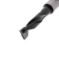 Blind hole drill bit KDT d-8 mm, L-70 mm right with brazed plate