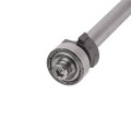 Two flute round over router bit with lower bearing R1-D15-l9-L52-d6