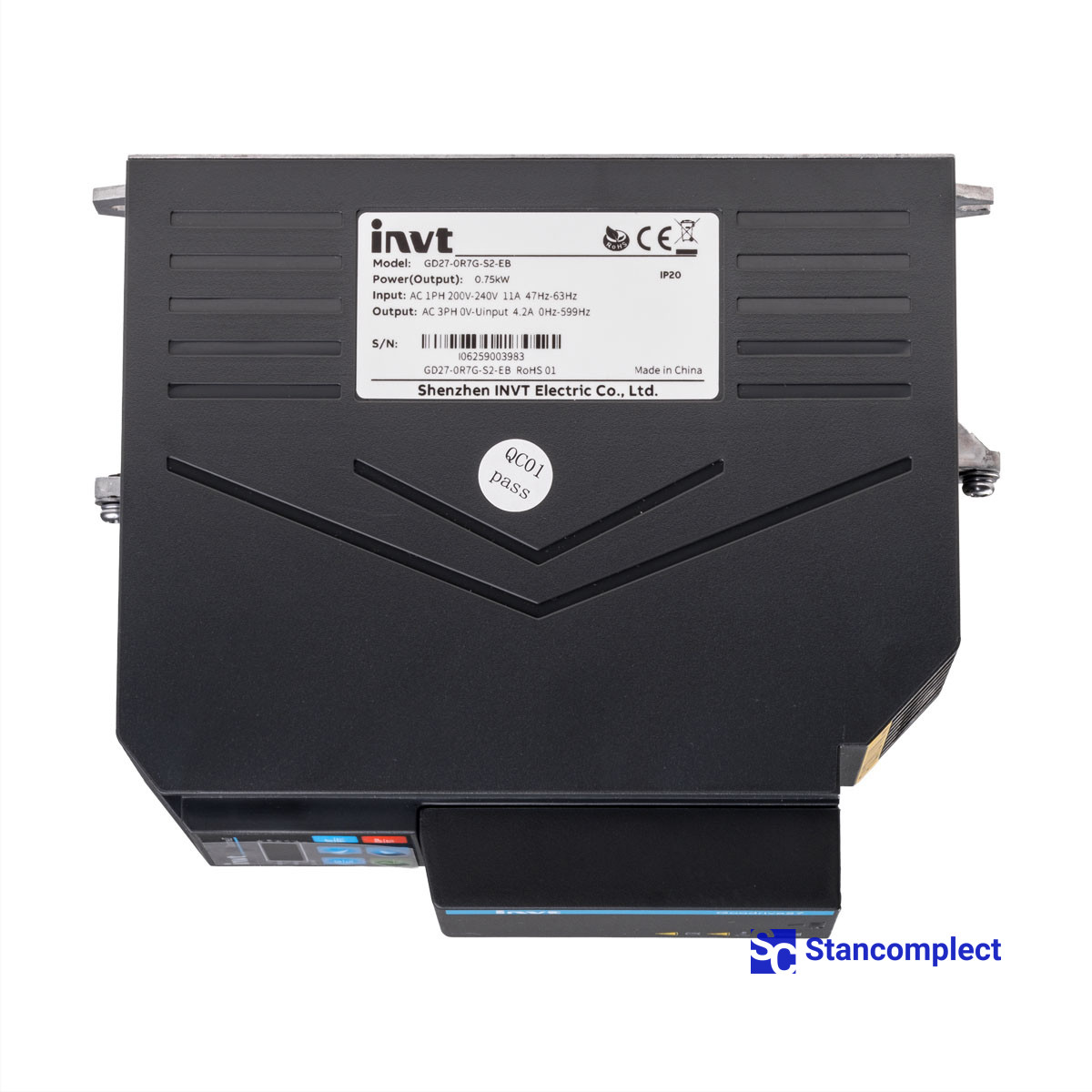 Inverter INVT GD27-OR7G-S2-EB for CNC drilling centers KDT