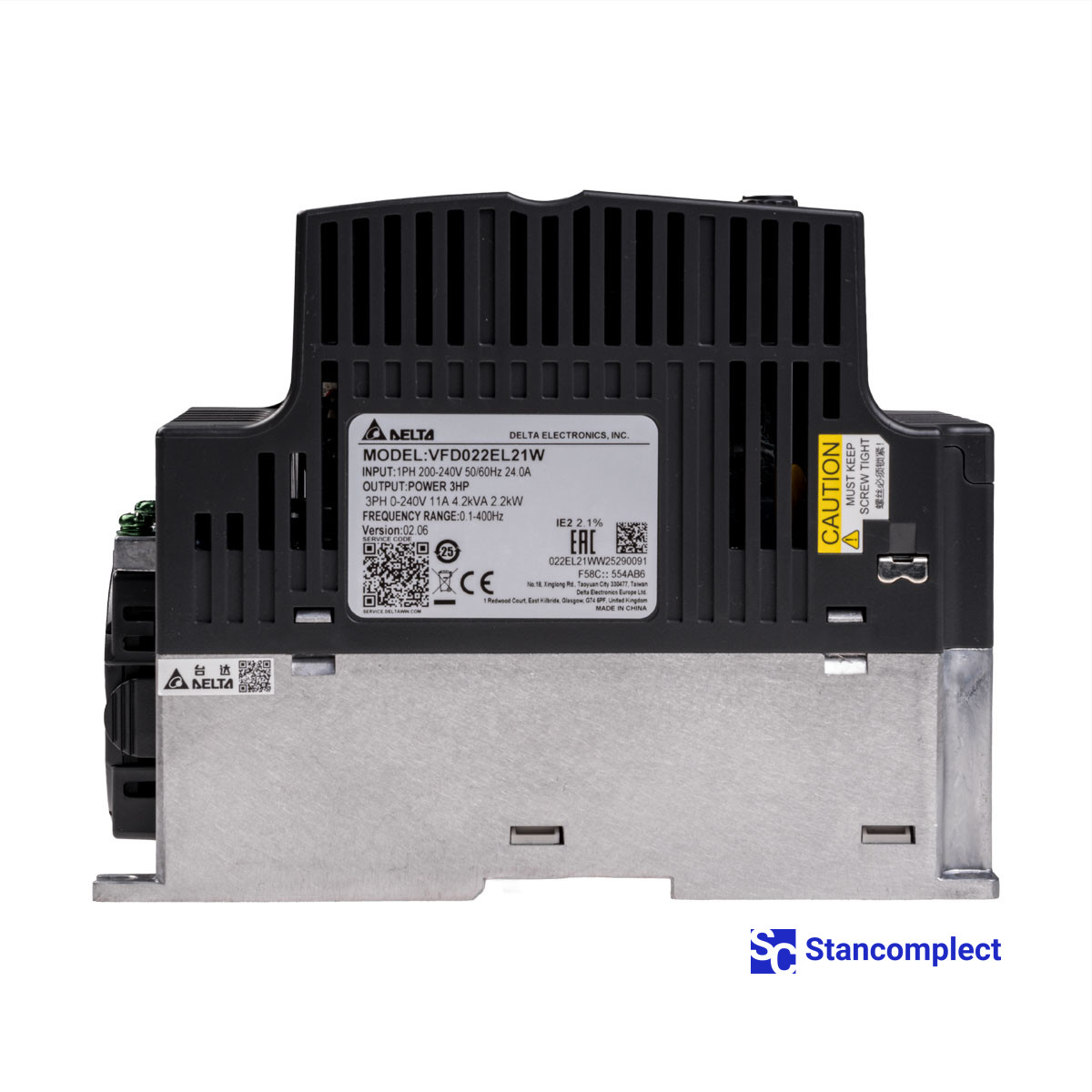 Inverter DELTA VFD022EL21W for CNC drilling centers KDT