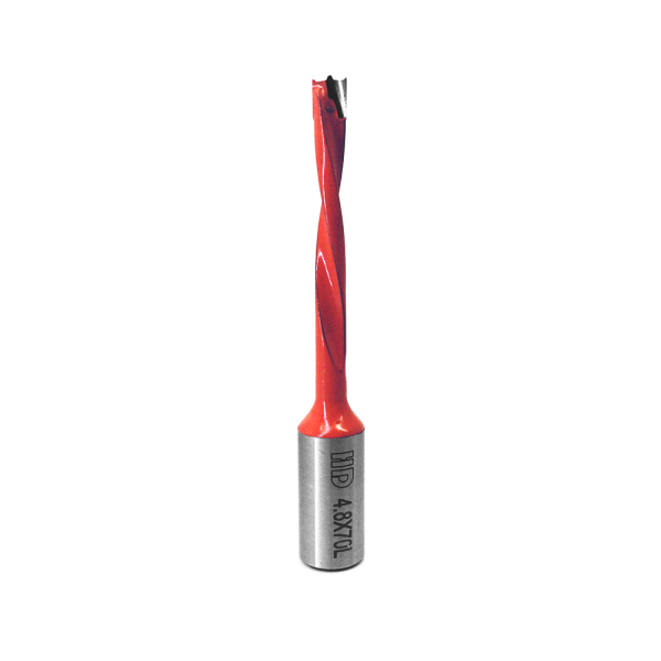 Blind hole drill bit HD d-4.8 mm, L-70 mm left (110 series)