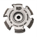 Фреза алмазная (PCD) 76x23xHSK25Rx6Z R1.5 правая для кромкооблицовочных станков
