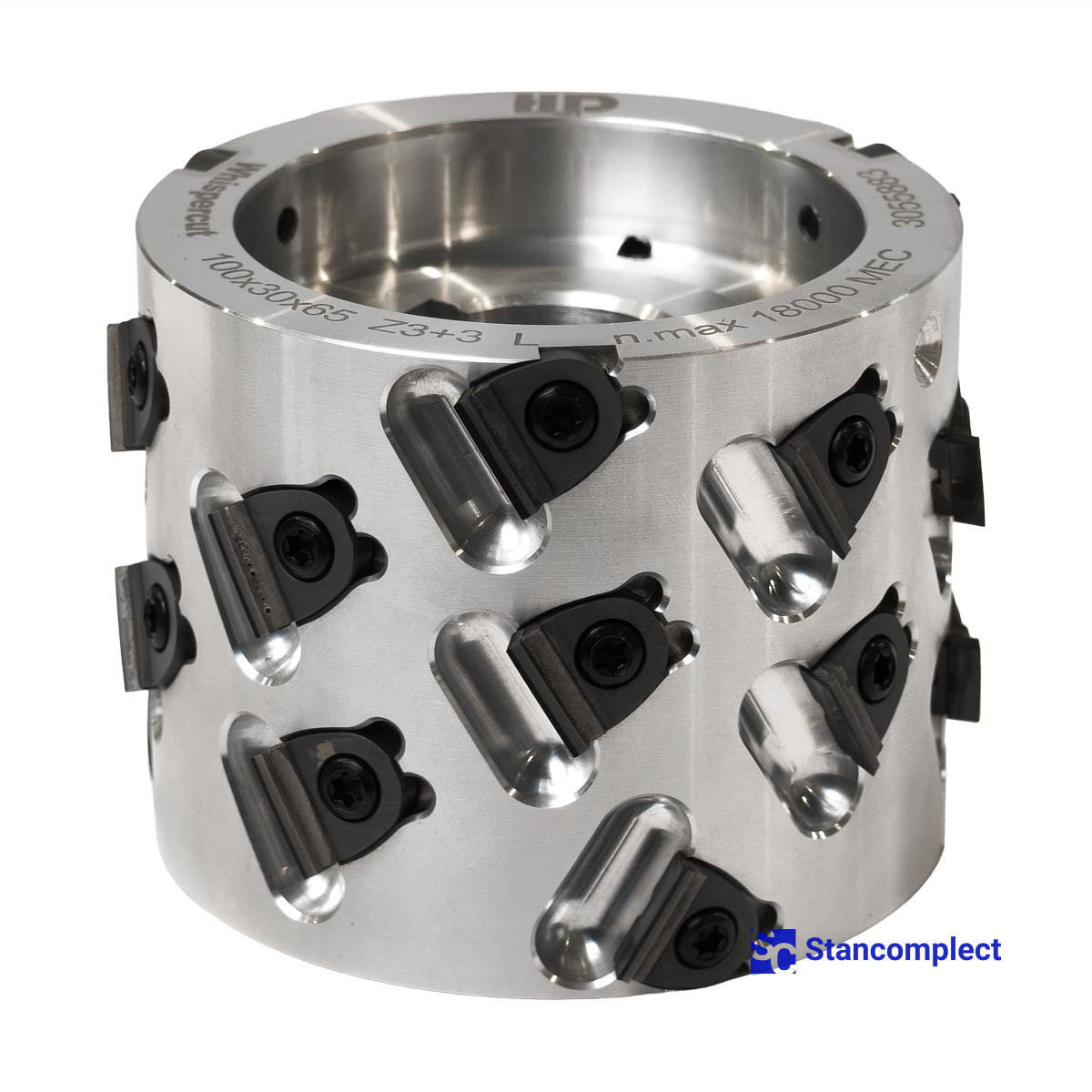 Premilling cutter diamond HD with replaceable knives 100x30x65 mm Z3+3 12T