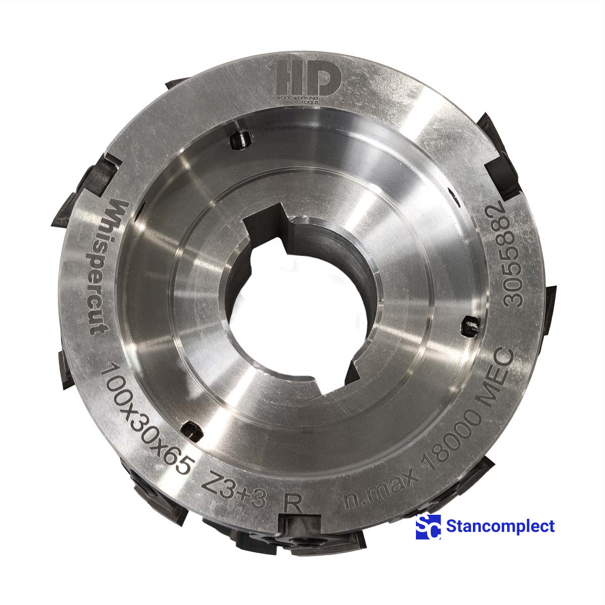 Premilling cutter diamond HD with replaceable knives 100x30x65 mm Z3+3 12T