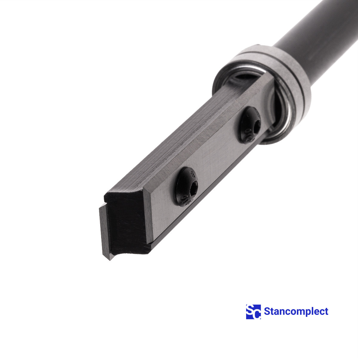 Flush trim router bit D19.05-l50-L110-d12-Z2 with top bearing and replaceable blades