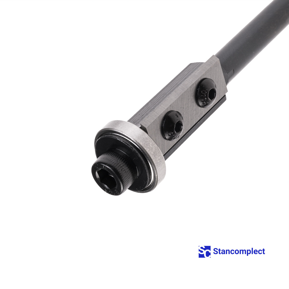 Flush trim router bit D19.05-l30-L90-d8-Z2 with lower bearing and replaceable blades