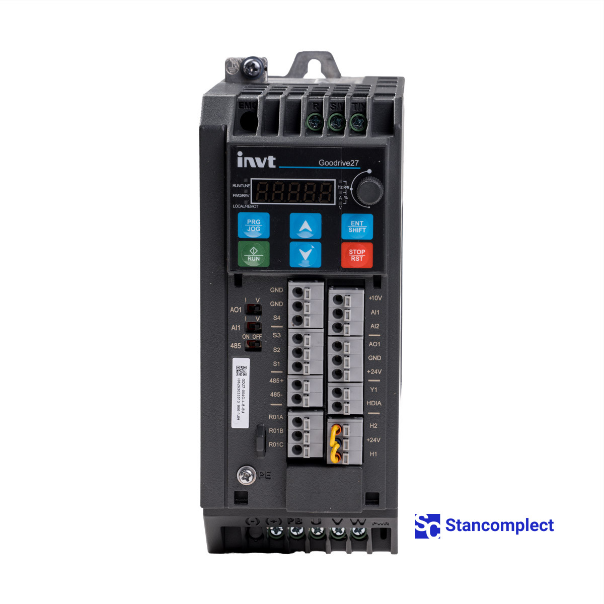 Frequency inverter INVT GD27-004G-4-B-EU for CNC drilling centers KDT