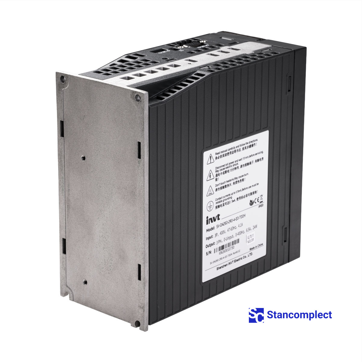 Servo drive INVT SV-DA260-2R0-4-E0-T00H for CNC beam saws KDT