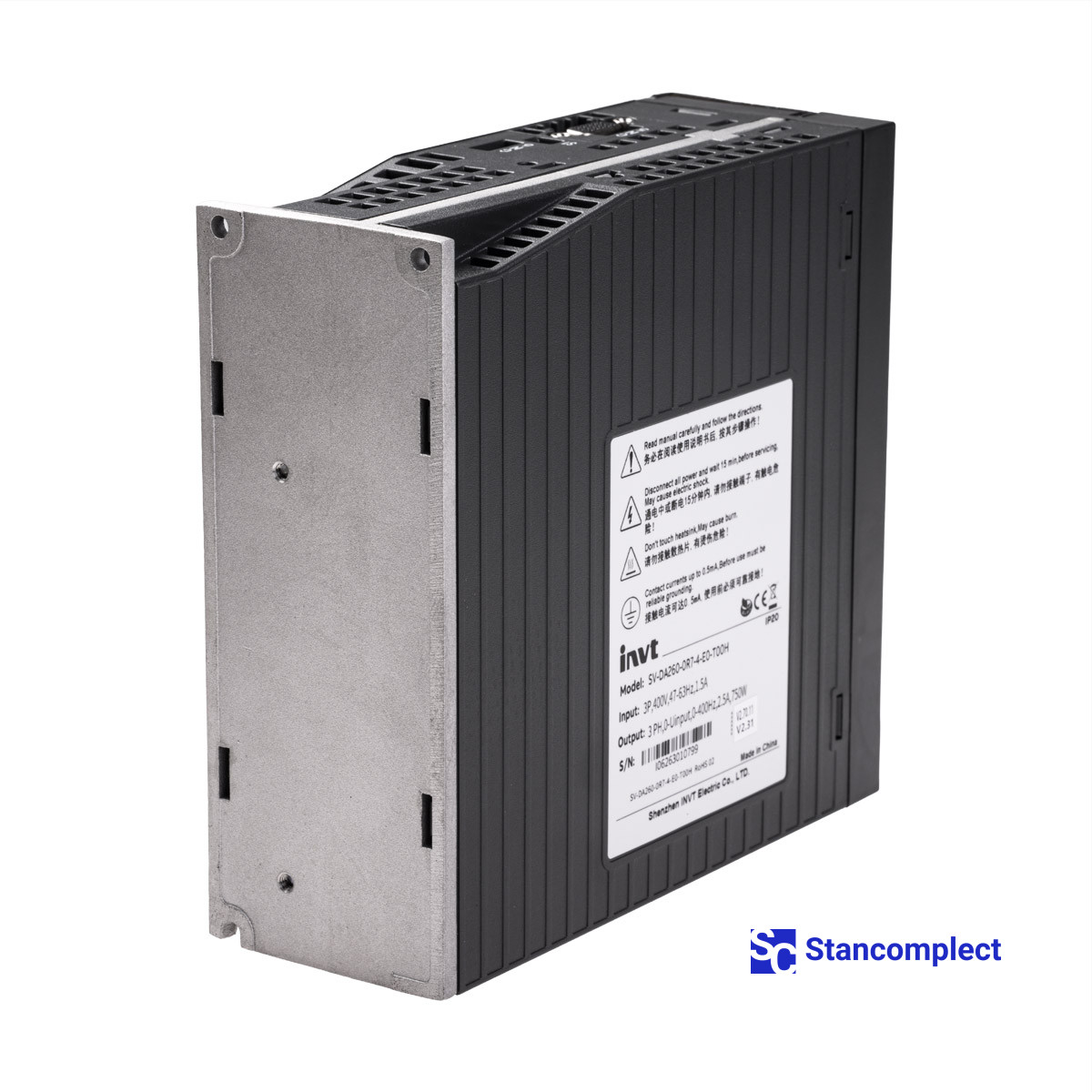 Servo drive INVT SV-DA260-0R7-4-E0-T00H for CNC beam saws KDT