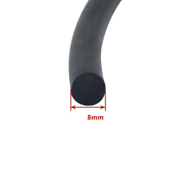 Vacuum cord of round section 8 mm for CNC machining centers