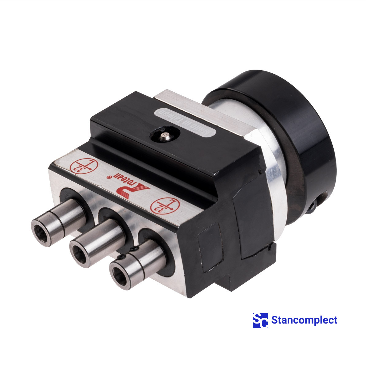 3-spindle drilling head with fixed spindle spacing