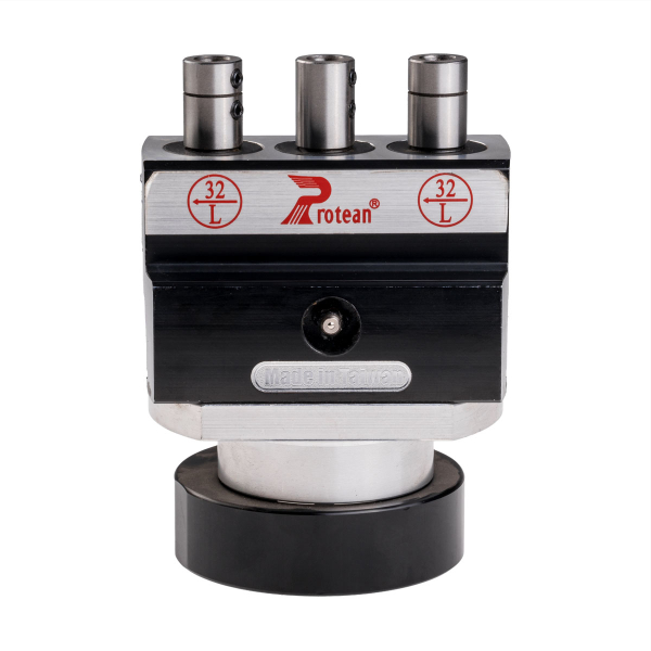 3-spindle drilling head with fixed spindle spacing