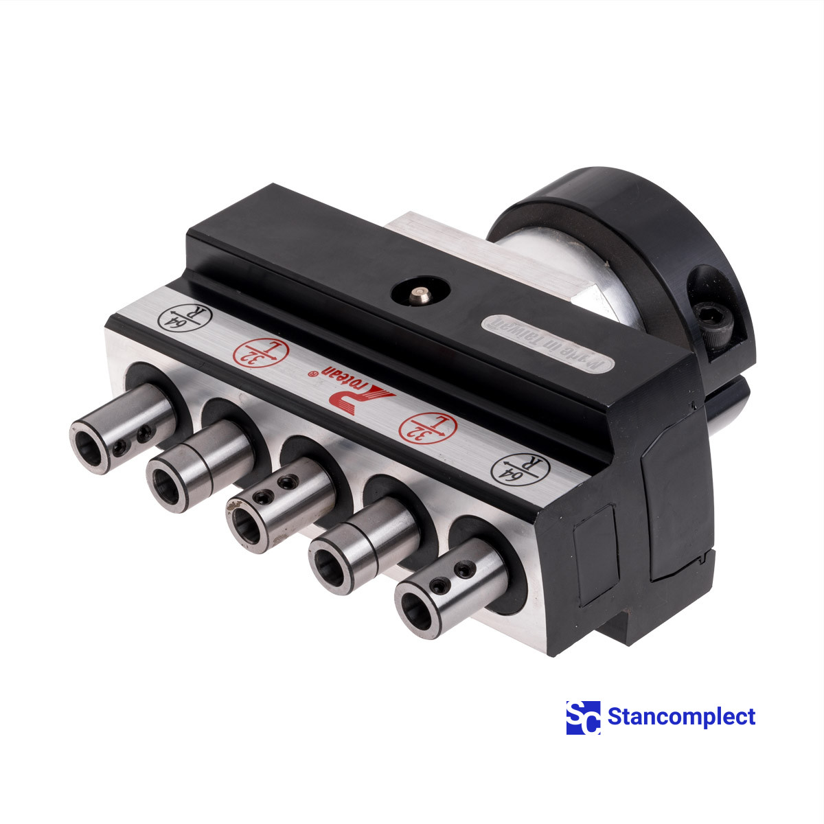 5-spindle drilling head with fixed spindle spacing