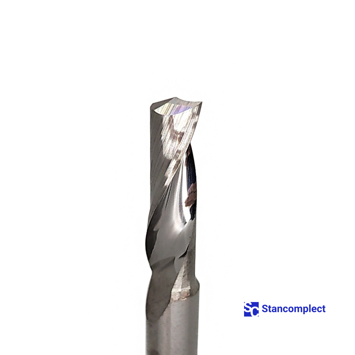 Milling cutter single-start spiral D-6 mm, l-15 mm, L-50 mm for aluminum