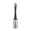 Through hole drill bit HD d-5 mm, L-57 mm right with brazed plate