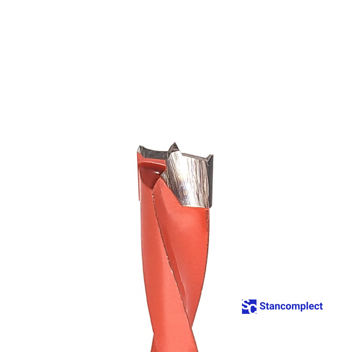 Blind hole drill bit HD d-8 mm, L-90 mm left with brazed plate