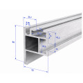 Rip fence profile for sliding table saw 1220x90x50 mm