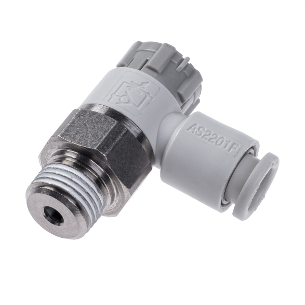 Pneumatic fitting with adjustment AS2201F-01-06S for KDT beam saws