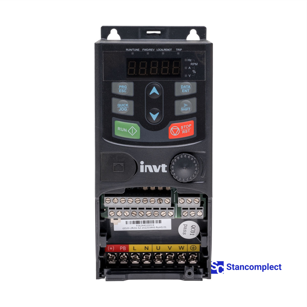 Frekvenční měnič INVT GD20-2R2G-S2 pro olepovačky hran KDT