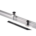 Angle ruler 900 mm with hinged stop and scale for sliding table saw