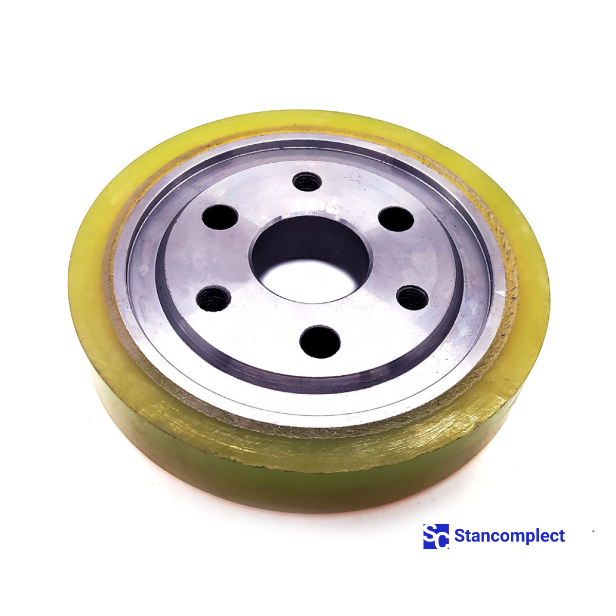 Feed roller for four-sided planer machine 120x30x20 mm polyurethane coating fastening for bolts