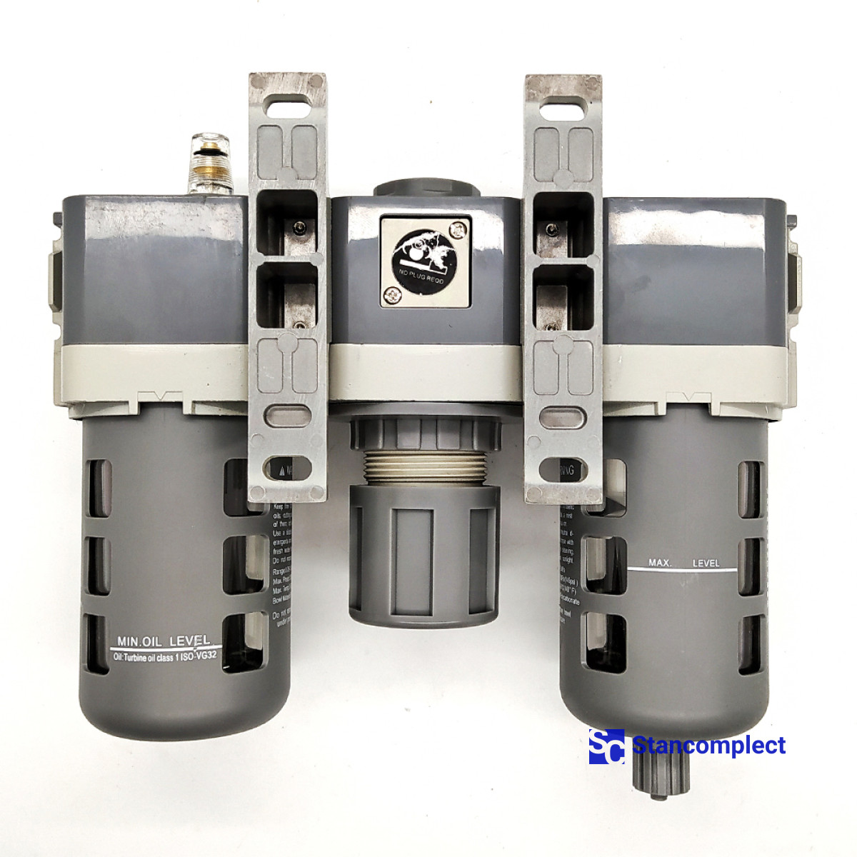 Air preparation unit (Filter + Regulator + Pneumatic lubricator) EASUN 1/2" AC-4000