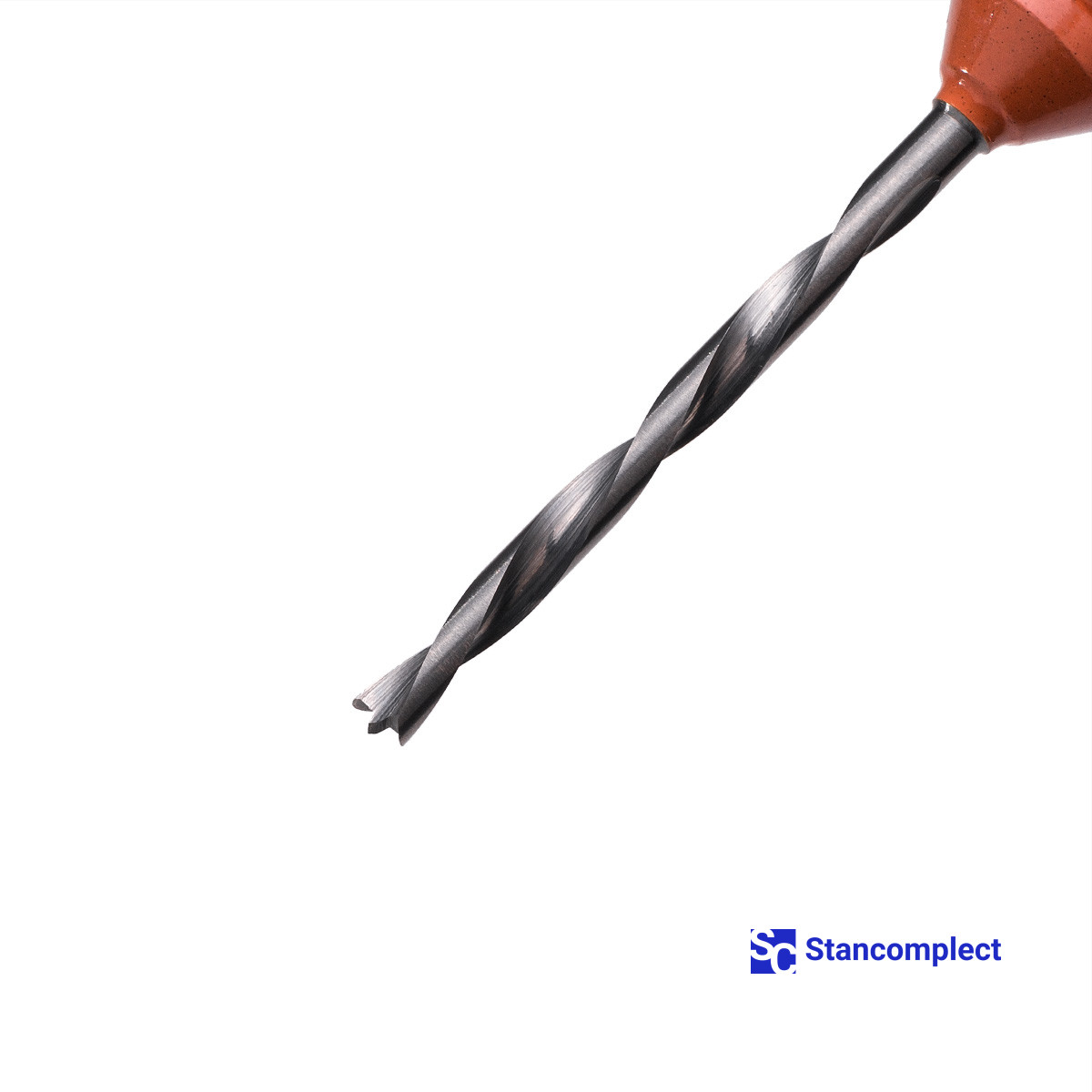 Solid carbide blind hole drill bit HD d-3 mm, L-70 mm left