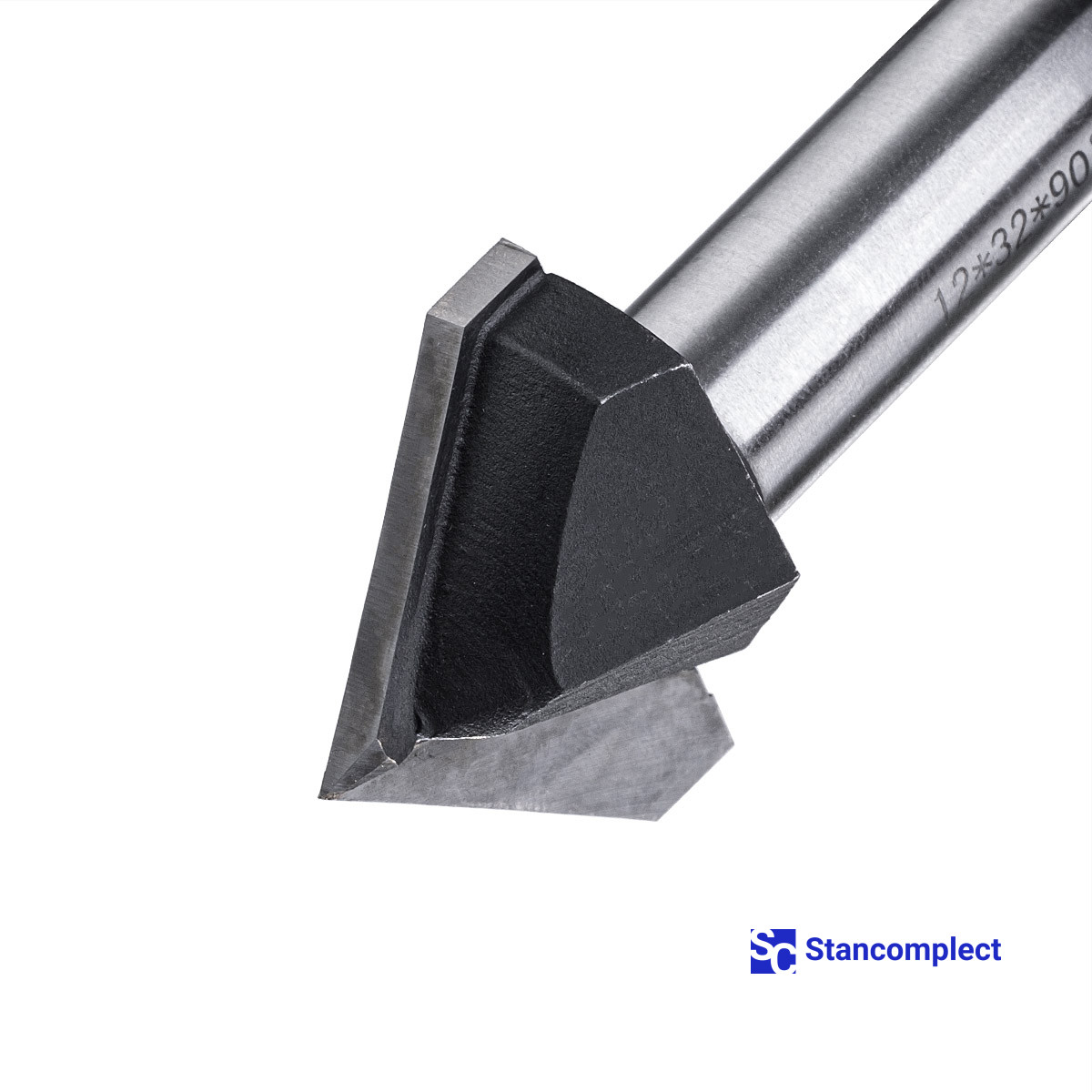 V-groove router bit d12-D32-A90-L60