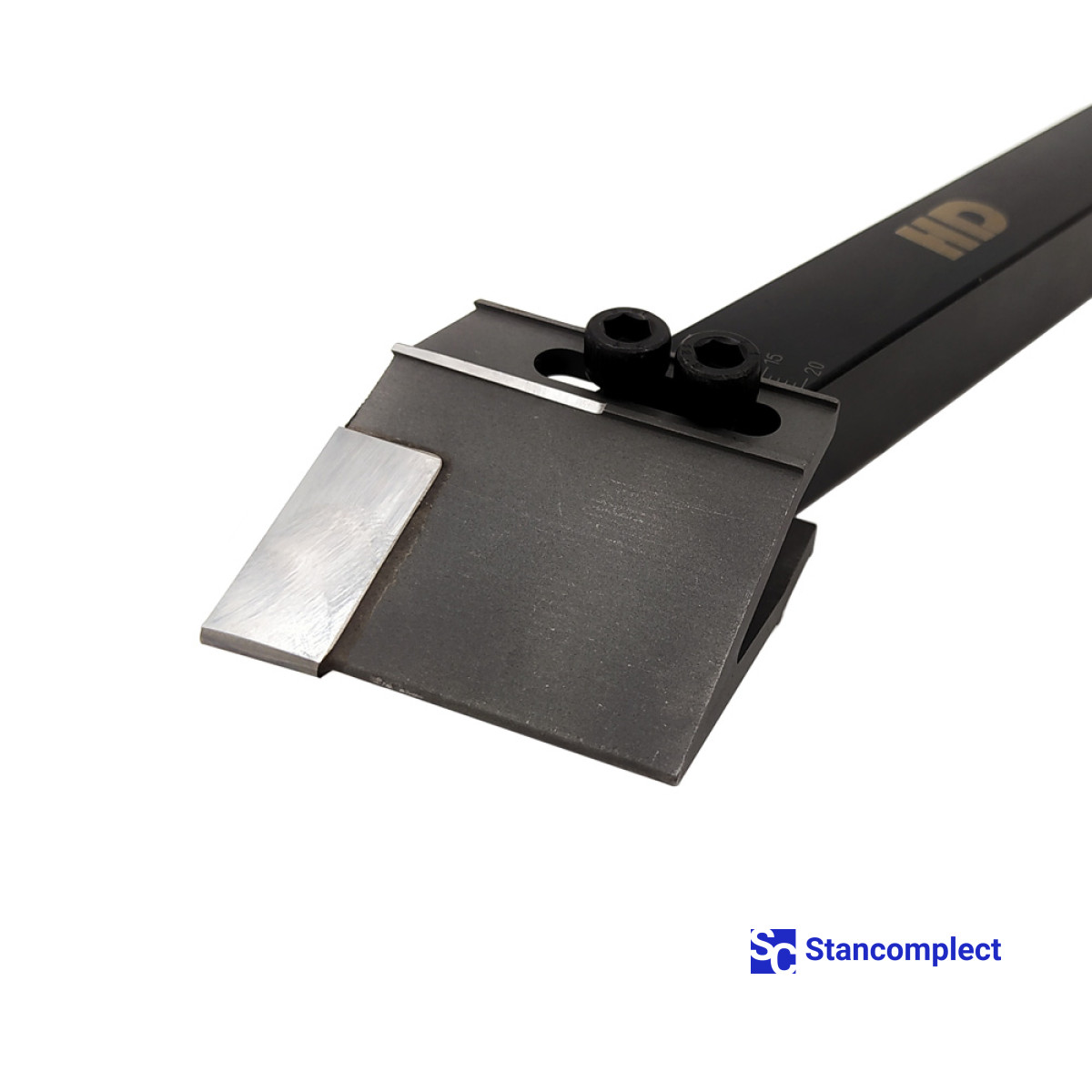 CNC Wood Lathe Knife L28xR1 mm with holder 20x20x150 mm