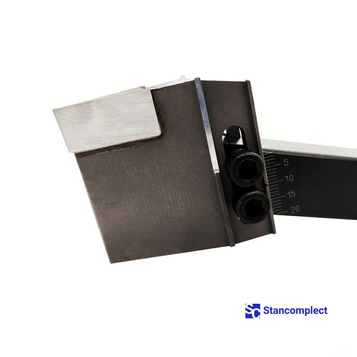 CNC Wood Lathe Knife L28xR1 mm with holder 20x20x150 mm