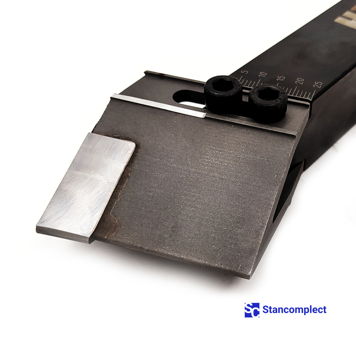 CNC Wood Lathe Knife L28xR1 mm with holder 25x25x150 mm