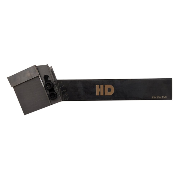 CNC Wood Lathe Knife L40xR1 mm with holder 25x25x150 mm