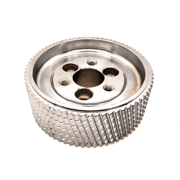 Metal feed roller for a four-sided planer machine 140x35x50 mm fastening for bolts