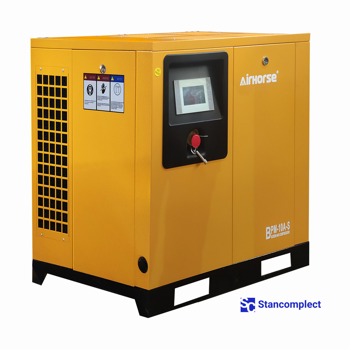 Variable-speed direct-drive screw compressor AirHorse BPM-10A-S VSD (capacity 0,9 m³/min, pressure 10 bar)