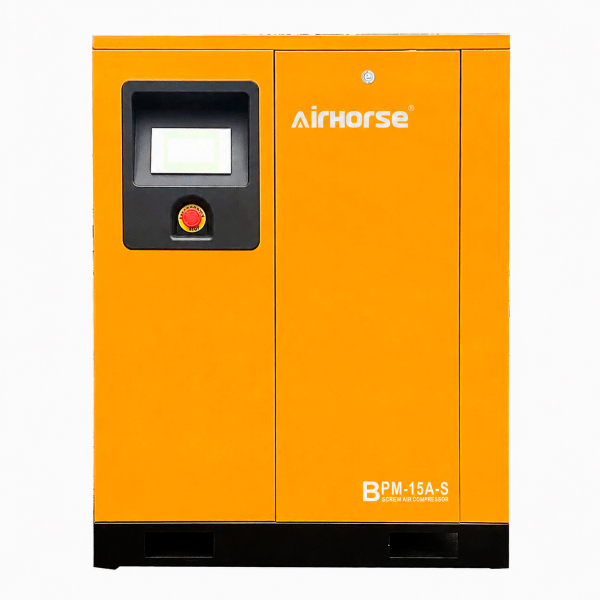 Гвинтовий інверторний компресор AirHorse BPM-15A-S VSD (продуктивність 1,4 м³/хв, тиск 10 Бар) з прямим приводом