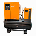 Variable-speed direct-drive screw compressor AirHorse BPM-15A-S-300 VSD (capacity 1.4 m³/min, pressure 10 bar) with air receiver and refrigerated air dryer
