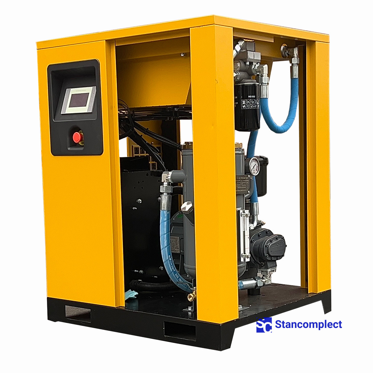 Variable-speed direct-drive screw compressor AirHorse BPM-10A-S VSD (capacity 0,9 m³/min, pressure 10 bar)