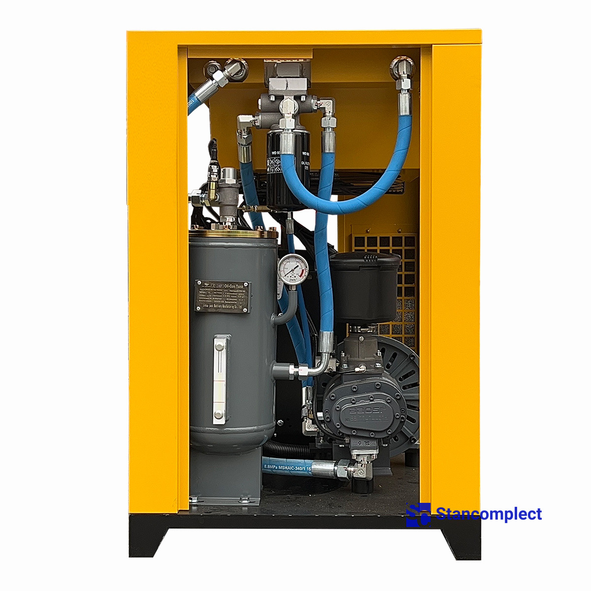 Variable-speed direct-drive screw compressor AirHorse BPM-10A-S VSD (capacity 0,9 m³/min, pressure 10 bar)