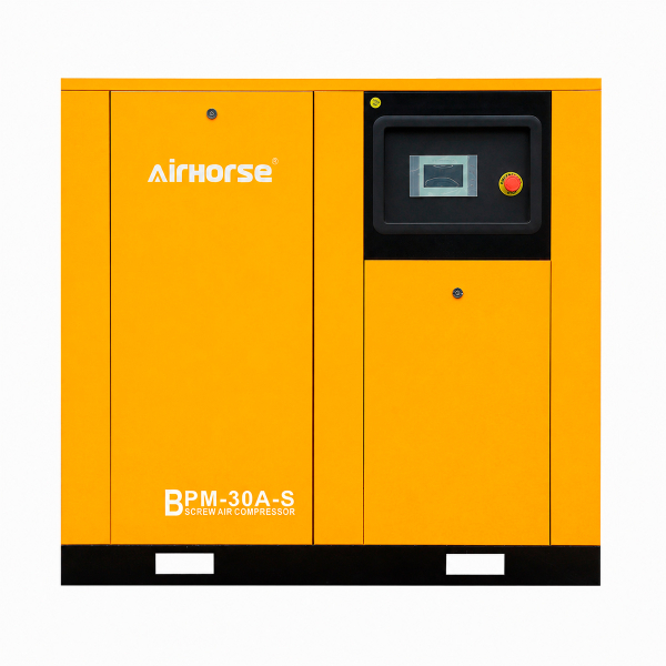 Гвинтовий інверторний компресор AirHorse BPM-30A-S VSD (продуктивність 3,6 м³/хв, тиск 10 Бар) з прямим приводом