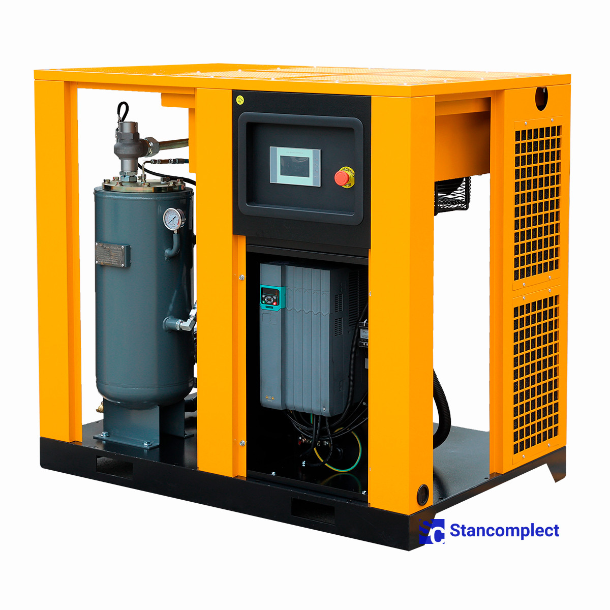 Гвинтовий інверторний компресор з прямим приводом AirHorse BPM-50A-S VSD (продуктивність 5,7 м³/хв, тиск 10 Бар)