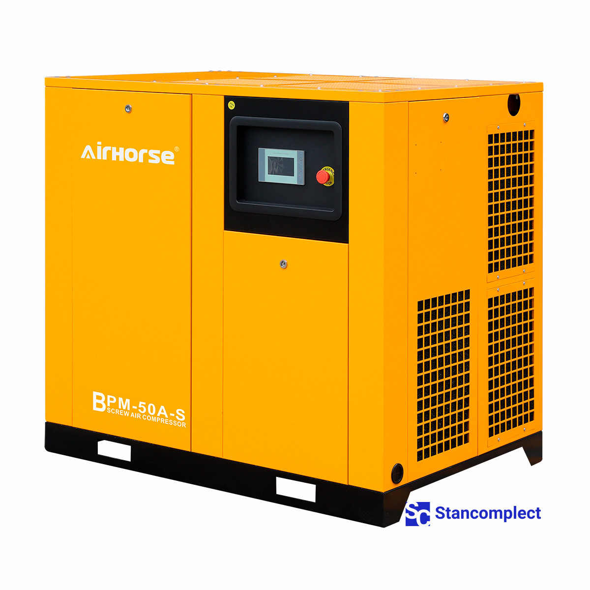 Гвинтовий інверторний компресор з прямим приводом AirHorse BPM-50A-S VSD (продуктивність 5,7 м³/хв, тиск 10 Бар)