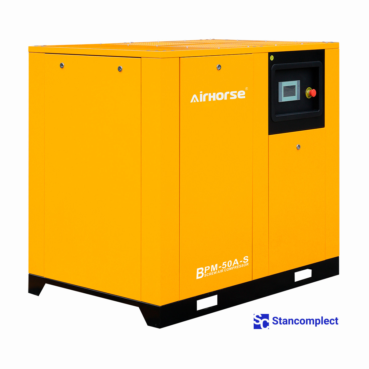 Гвинтовий інверторний компресор з прямим приводом AirHorse BPM-50A-S VSD (продуктивність 5,7 м³/хв, тиск 10 Бар)