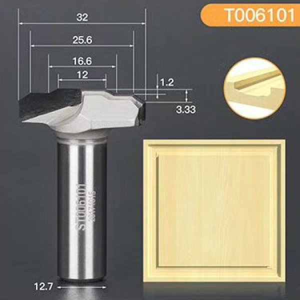 Profile diamond end mill D32 h9 d12.7(12)