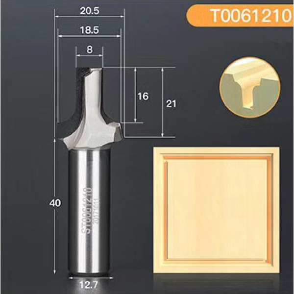 Profile diamond end mill D20.5 h21 d12.7(12)