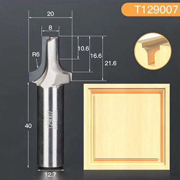 Profile diamond end mill D20 h21.6 d12.7(12)